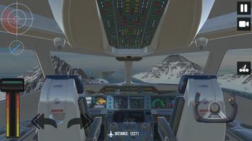 Poster simulatore di aeroplano
