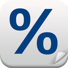 Calculatrice de pourcentage icône