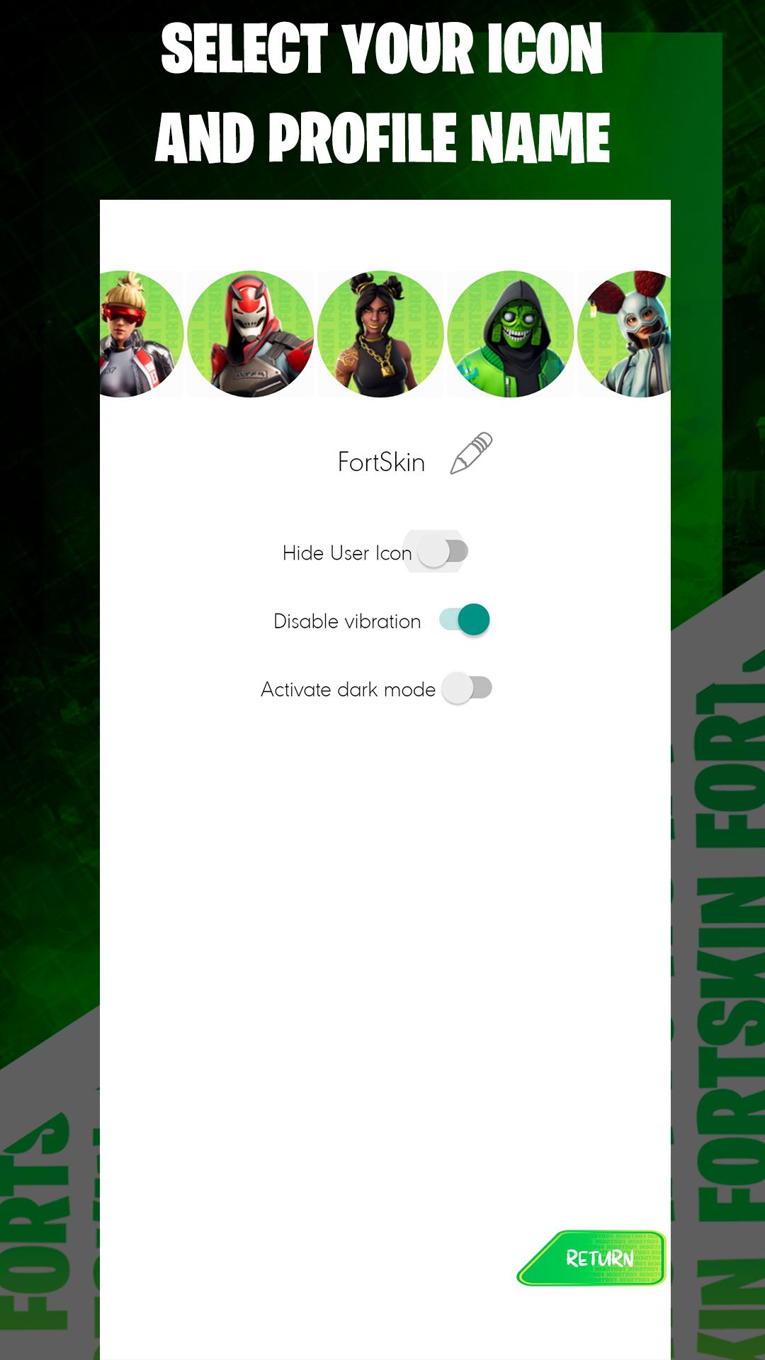 Android 用の Fortskin Revolutionスキンの作成者 Fbr Apk をダウンロード