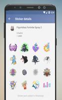 fortninte Sticker skin for WhatsApp تصوير الشاشة 2
