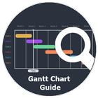 Gantt chart guide icon
