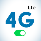 4g lte فقط:  سرعة الشبكة أيقونة