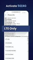 صرف 4G LTE موڈ:سگنل کی قوت اسکرین شاٹ 1