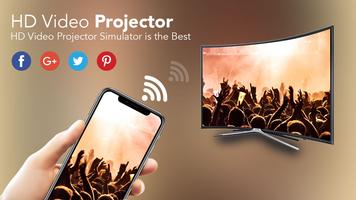 HD Video Projector Simulator الملصق
