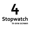 4 Stopwatch in one Screen APK