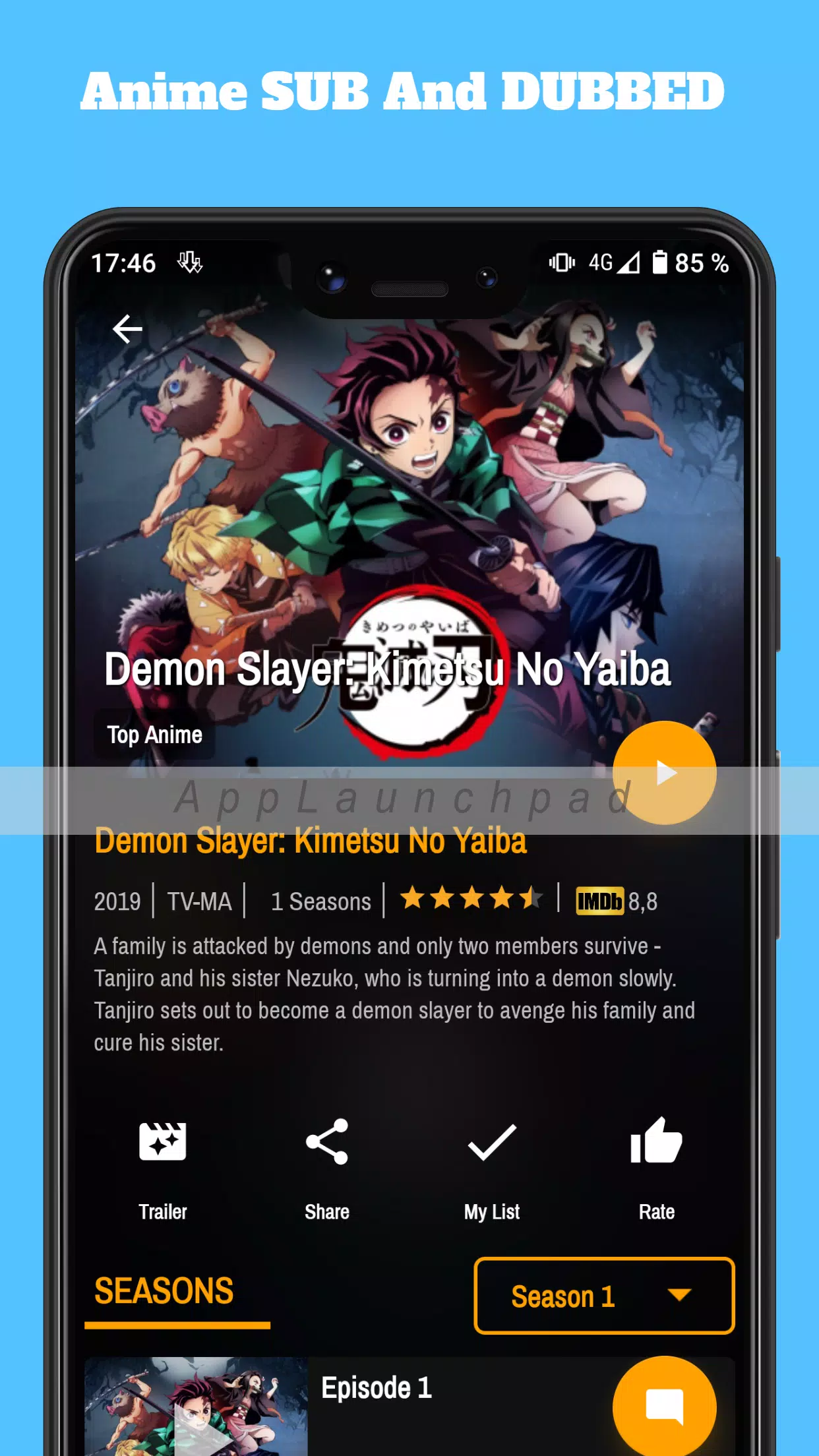 Descargar Animes Online APK latest v3.1 para Android