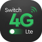 শুধুমাত্র 4G সুইচার LTE আইকন