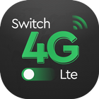 Alleen 4G-switcher LTE-icoon