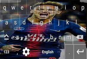 Neymar Jr Keyboard-poster