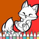 Cute Fox Coloring Book APK