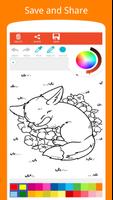 Cute Fox Coloring Book 截图 1