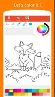 Cute Fox Coloring Book 截图 2