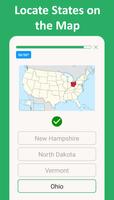 50 States: US Maps, Capitals screenshot 3