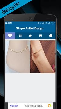 Simple Anklet Design screenshot 1