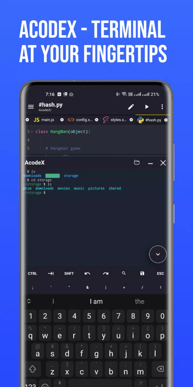 Acode代码编辑器app高级版 点击查看大图