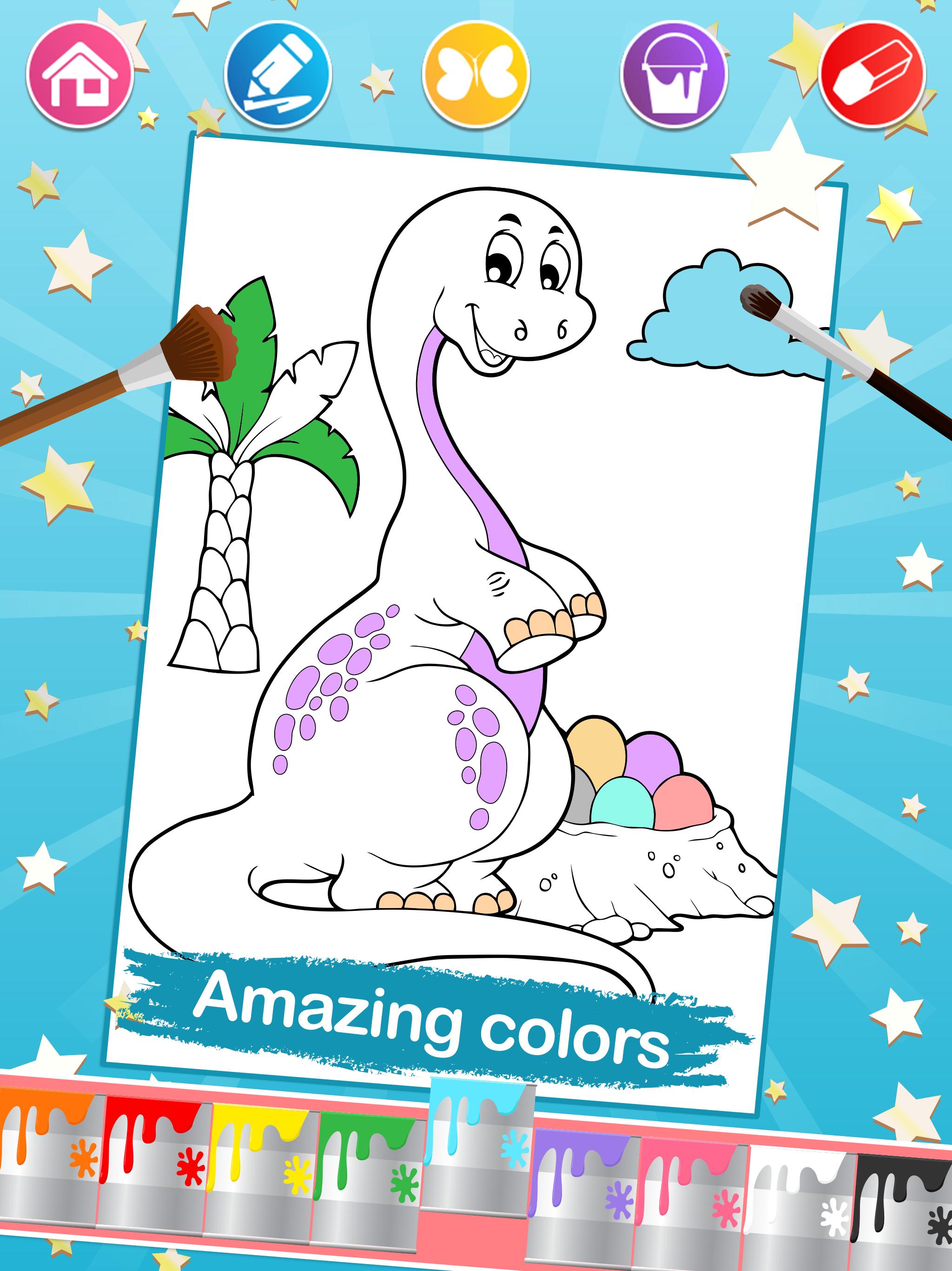 dinosaurus  mewarnai anak  anak  for Android APK Download 