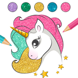 Unicorn Coloring Pages icône