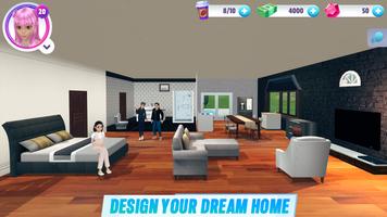 Virtual Sim Story: Home & Life स्क्रीनशॉट 1