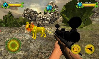Lion Hunting - Hunter Game 3D Affiche