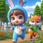 Bunny and Fox-icoon