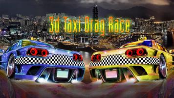 3D Taxi Drag Race Affiche