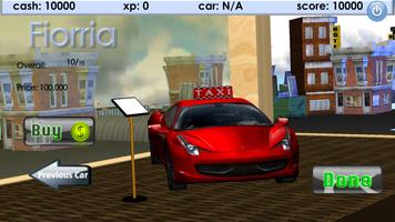 3D Taxi Drag Race capture d'écran 2