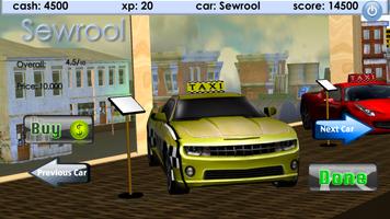 3D Taxi Drag Race capture d'écran 3