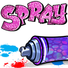 Graffiti-Spray Paint Art ikona