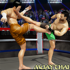 Muay Thai Fighting Zeichen