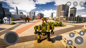 Multi Mech Robot War Battle 3D الملصق