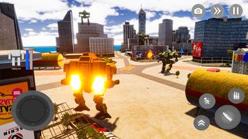 Multi Mech Robot War Battle 3D تصوير الشاشة 2