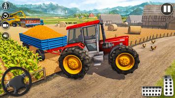 Real Tractor Driving Game 2023 ảnh chụp màn hình 1