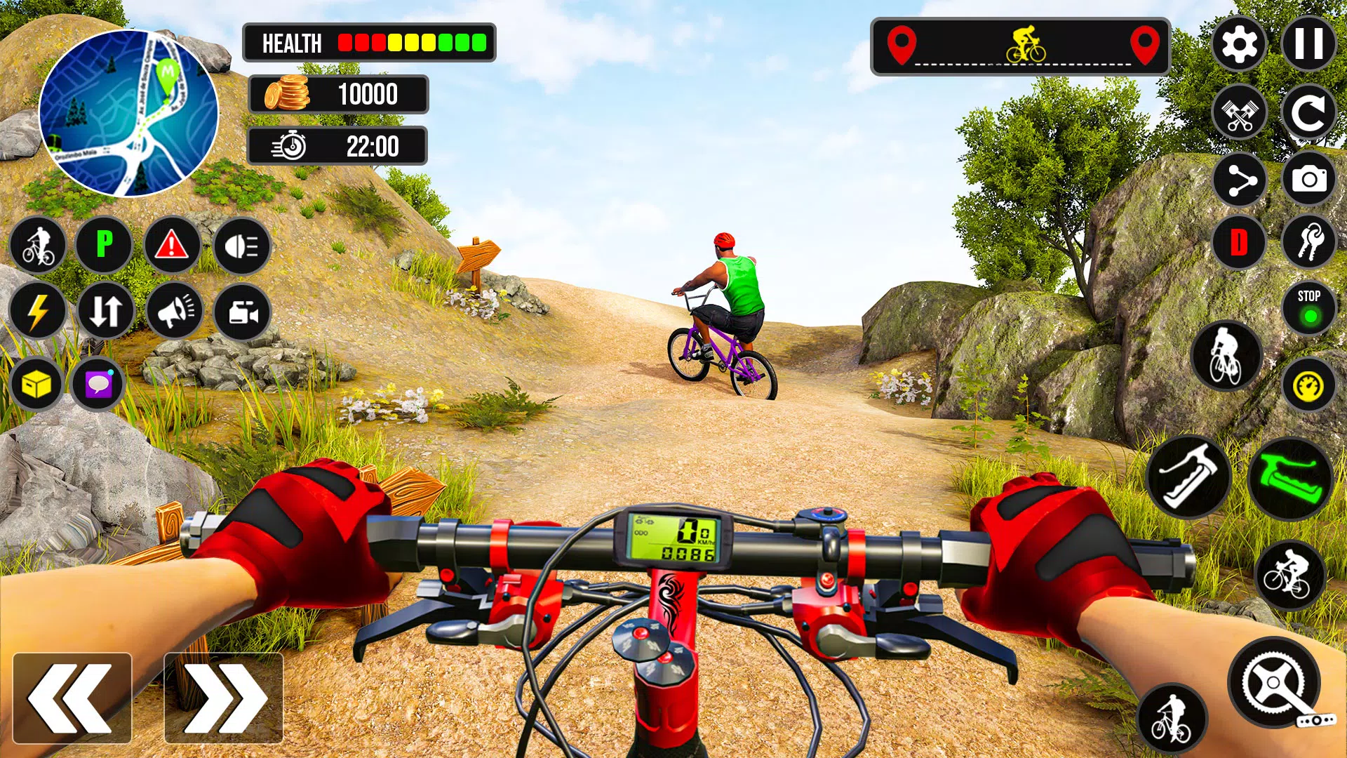 Play Offroad BMX Rider: Cycle Game Online for Free on PC & Mobile