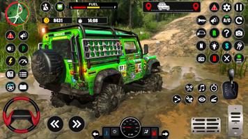 SUV OffRoad Jeep Driving Games captura de pantalla 3