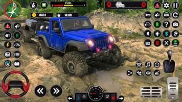 SUV OffRoad Jeep Driving Games imagem de tela 2