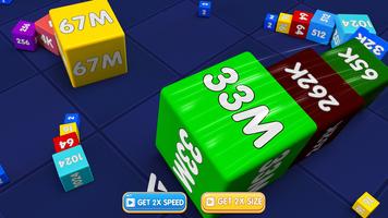 Worms Snake Clash 3D Game ảnh chụp màn hình 1