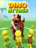 Dinosaur attack simulator 3D poster