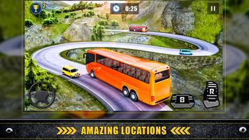 Offroad Bus Driving Game 2019: Hill Station poster