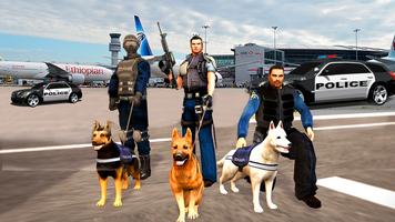 Police Dog Simulator 2018 novo Drug Dog Sniffer 3D Cartaz
