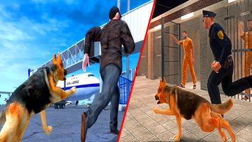 Police Dog Simulator 2018 novo Drug Dog Sniffer 3D imagem de tela 1