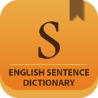 English Sentence Dictionary icône