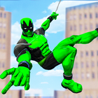 katak hero Ninja permainan Spiderman ikon