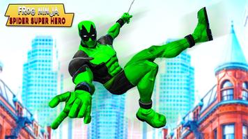 Frog Ninja Spider superhero โปสเตอร์