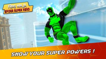 Frog Ninja Spider superhero ภาพหน้าจอ 2