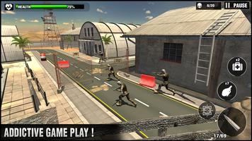 Silah oyunları 3D: Asker Savaş Ekran Görüntüsü 1