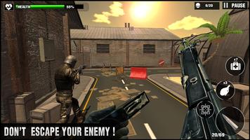 Perang Game 3D Menembak Pistol screenshot 2