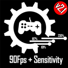 Controls & Sensitivity 90fps آئیکن