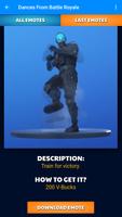 FORT Emotes Royale BR Dances Shop - 2020 ảnh chụp màn hình 2