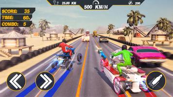 ATV Quad Bike Simulator: Traffic Shooting Game screenshot 1
