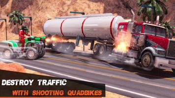 ATV Quad Bike Simulator: Traffic Shooting Game screenshot 3
